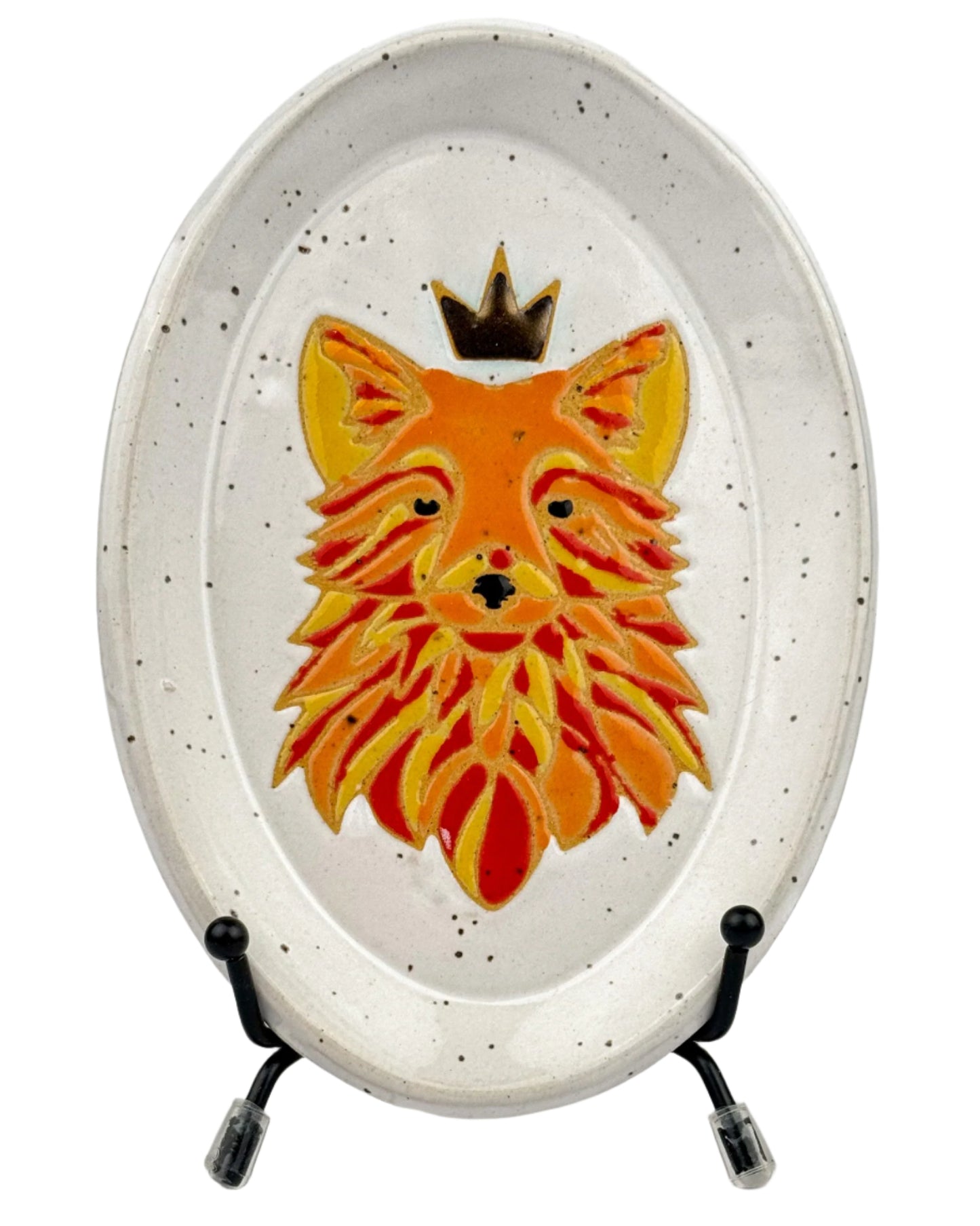 The Fox Queen Oval Tapas Plate