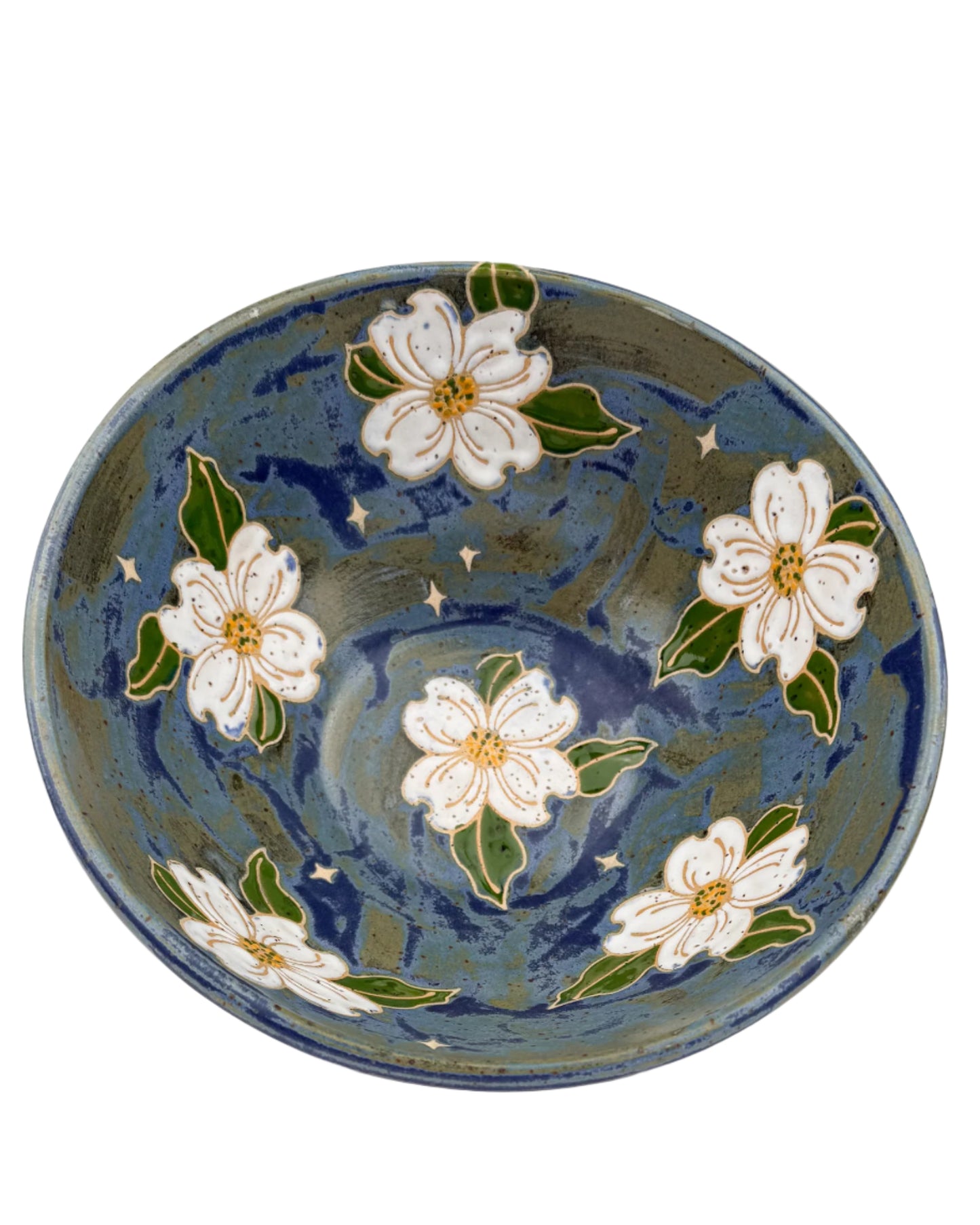 Midnight Dogwoods Serving Bowl - Limited Edition