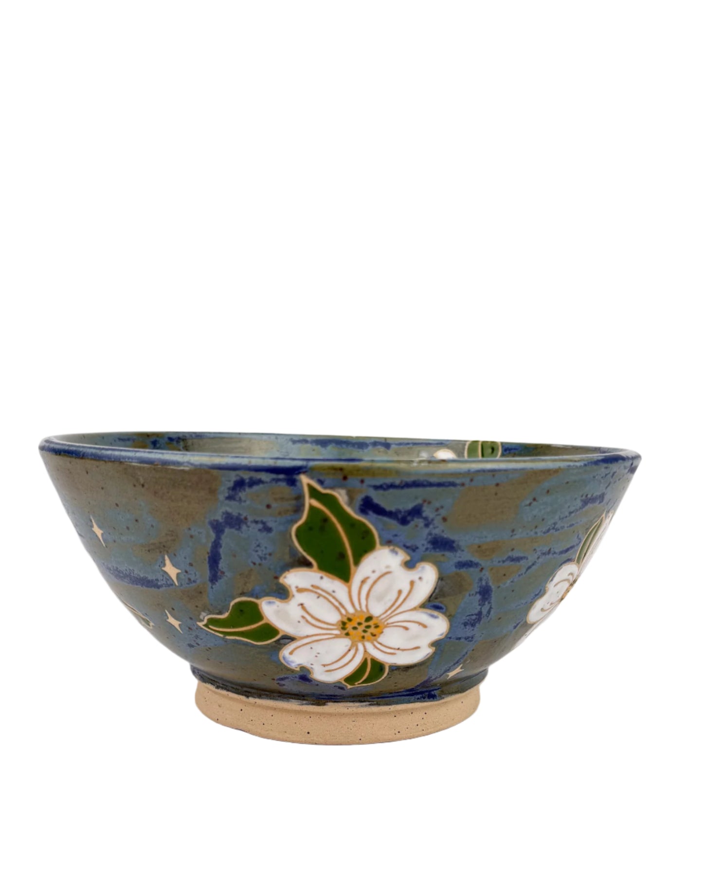 Midnight Dogwoods Serving Bowl - Limited Edition