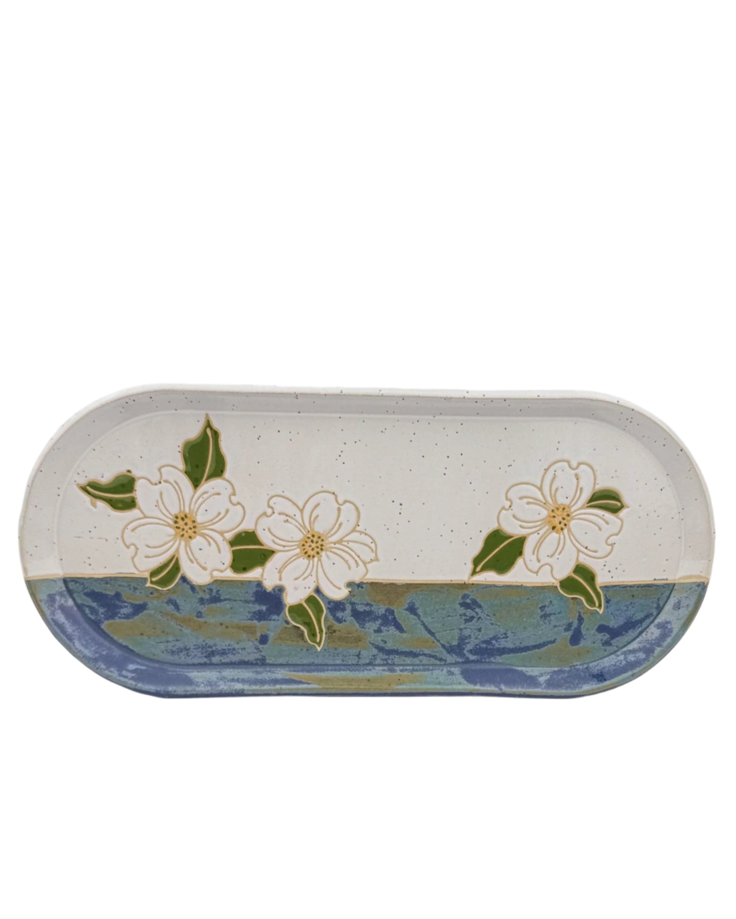 Dogwood Oblong Serving Tray