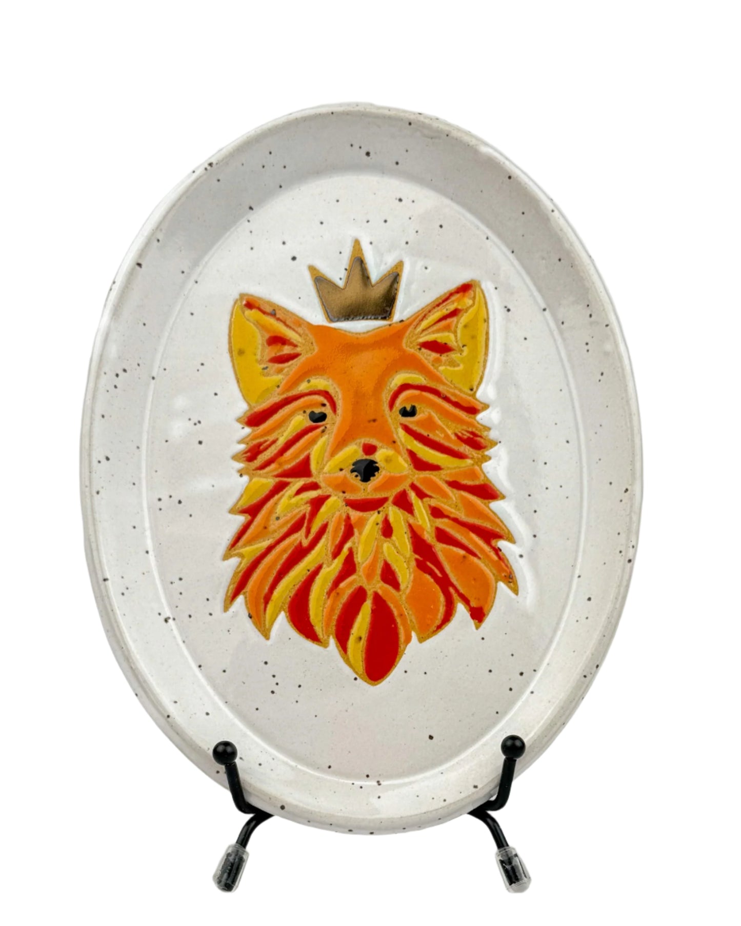 The Fox Queen Oval Tapas Plate