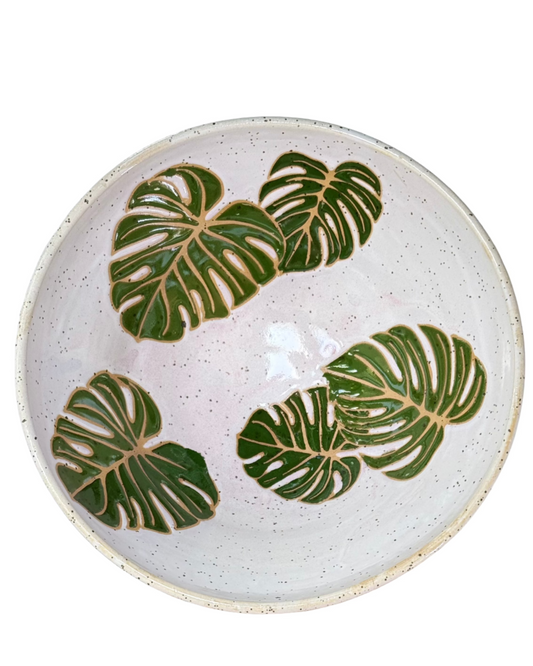 Monstera Serving Bowl 2